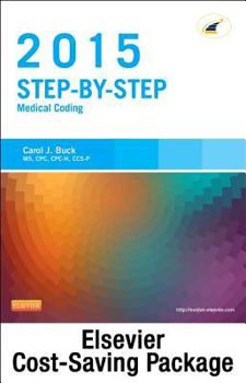 Paperback Step-by-Step Medical Coding 2015 Edition - Text and Workbook Package Book