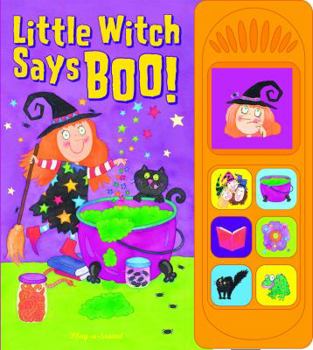 Board book Little Witch Says BOO! (Play-a-Sound Book) Book