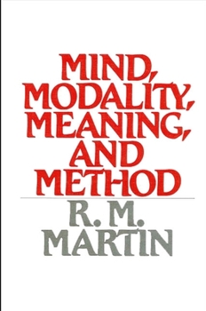 Paperback Mind, Modality, Meaning, and Method Book