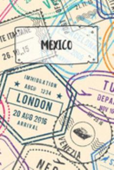 Mexico: Dotted Travel Diary Notebook or Journey Dotted Grid Journal - Holiday Trip Pocketbook for Men and Women with Dots