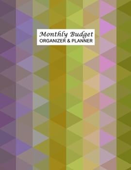 Monthly Budget: Financial Planner Organizer & Expense Tracker Notebook. Money Planner Account Book for Home, Office or Business. Monthly Budgeting and Personal Finance.