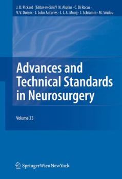 Paperback Advances and Technical Standards in Neurosurgery Vol 33 Book