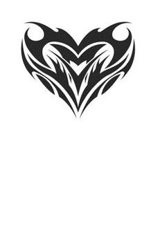 Paperback Cool Tribal Heart Design Journal 120 Page Notebook Lined Journal Book