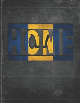 Home: Barbados Flag Personalized Retro Gift for Bajan Barbadian Retired Coworker Friend Party  Undated Planner Daily Weekly Monthly Calendar Organizer Journal