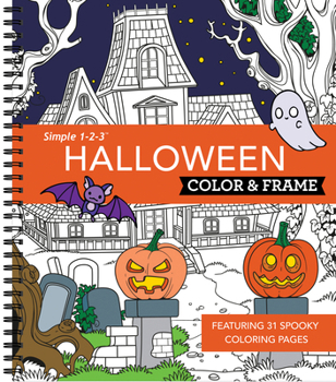 Spiral-bound Color & Frame - Halloween (Coloring Book) Book
