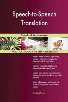 Paperback Speech-to-Speech Translation Standard Requirements Book