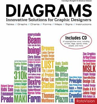 Paperback Diagrams: Innovative Solutions for Graphic Designers [With CDROM] Book