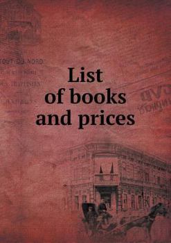 Paperback List of books and prices Book