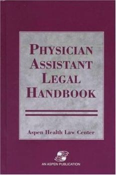Paperback Physician Assistants Legal Handbook Book