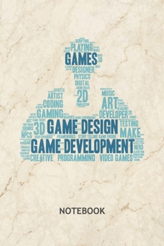 Paperback Game Development: Game Designer NOTEBOOK Grid-lined 6x9 - Game Development Journal A5 Gridded - Game Designer Planner Game Artist 120 Pa Book