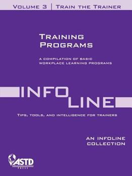 Paperback Train the Trainer, Volume 3: Training Programs Book