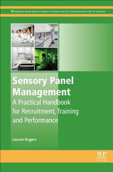 Hardcover Sensory Panel Management: A Practical Handbook for Recruitment, Training and Performance Book