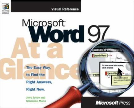 Paperback Microsoft Word 97 at a Glance Book