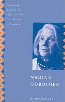 Nadine Gordimer (Cambridge Studies in African and Caribbean Literature) - Book  of the Cambridge Studies in African and Caribbean Literature