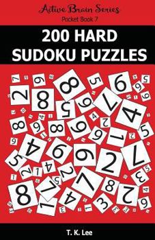 Paperback 200 Hard Sudoku Puzzles: Active Brain Series Pocket Book