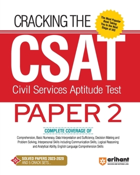 Paperback Arihant Cracking The CSAT (Civil Services Aptitude Test) Paper-2 Book