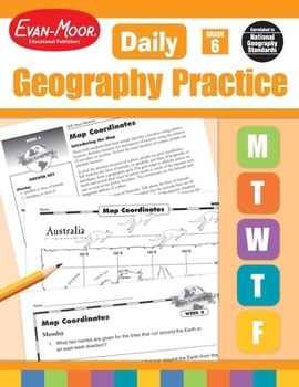 Paperback Daily Geography Practice: Grade 6 Book