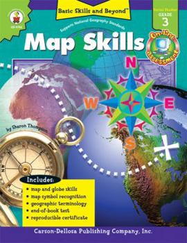 Paperback Map Skills (Grade 3) Book