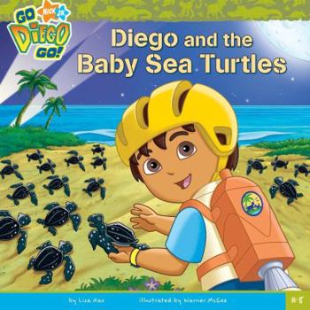 Paperback Diego and the Baby Sea Turtles Book