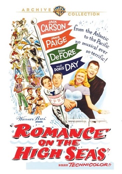 DVD Romance On The High Seas Book