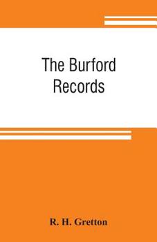 Paperback The Burford records, a study in minor town government Book