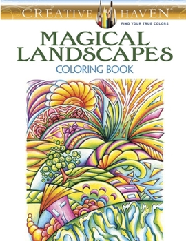 Paperback Creative Haven Magical Landscapes Coloring Book