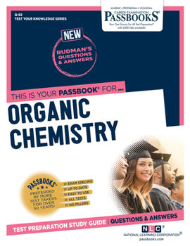 Paperback Organic Chemistry (Q-92): Passbooks Study Guide Volume 92 Book