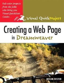 Paperback Creating a Web Page in Dreamweaver Book