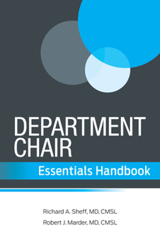 Paperback Department Chair Essentials Handbook Book