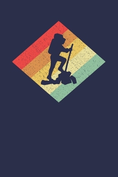 Wanderer Notizbuch: A5 Liniert 108 Seiten - Retro Vintage Wandern Notizheft - Geschenk für Wanderer und Bergsteiger (German Edition)