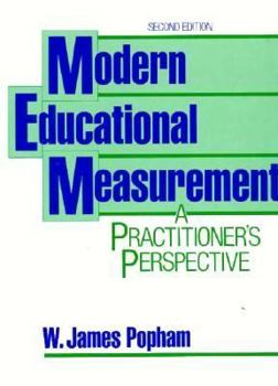 Paperback Modern Educational Measurement: A Practitioner's Perspective Book