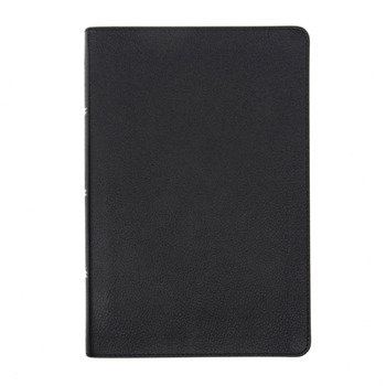 Leather Bound NASB Giant Print Reference Bible, Black Genuine Leather Book
