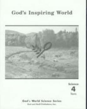 Paperback God's Inspiring World Science Grade 4 Test Booklet (God's World Science Series) Book