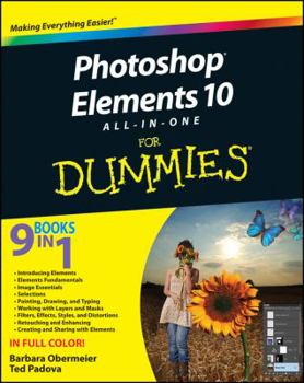 Paperback Photoshop Elements 10 All-In-One for Dummies Book