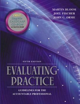 Hardcover Evaluating Practice: Guidelines for the Accountable Professional [With CDROM] Book