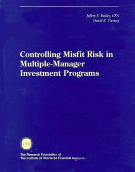 Paperback Controlling Misfit Risk in Multiple-Manager I Book