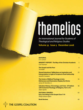 Paperback Themelios, Volume 33, Issue 3 Book