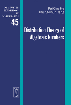 Hardcover Distribution Theory of Algebraic Numbers Book