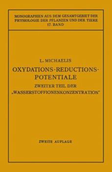 Paperback Oxydations-Reductions-Potentiale [German] Book