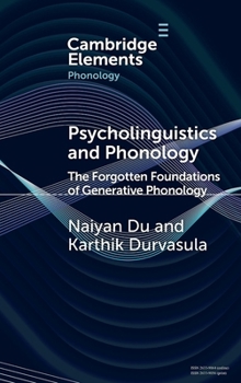 Hardcover Psycholinguistics and Phonology Book
