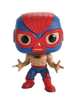 Accessory Pop Marvel Luchadores Spider-Man Vinyl Figure Book