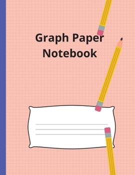 Paperback Graph Paper Notebook: Large Simple Graph Paper Notebook, 100 Quad ruled 5x5 pages 8.5 x 11 / Grid Paper Notebook for Math and Science Studen [Large Print] Book