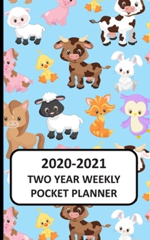 2020-2021 Two Year Weekly Planner: Pocket Planner 2020 for Purse: 104 Weeks Planner Diary , 2 Year Calendar, Appointments And Log book (2020-2021 Calendar Planner) 5x8