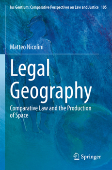 Paperback Legal Geography: Comparative Law and the Production of Space Book