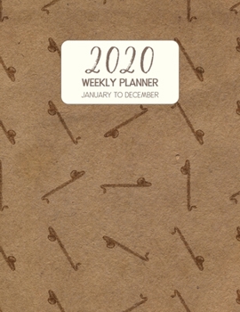 2020 Weekly Planner January to December: Dated Diary With To Do Notes & Inspirational Quotes - Bass Clarinet (Vintage Music Calendar Planners)