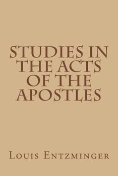 Paperback Studies in the Acts of the Apostles Book