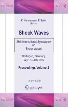 Paperback Shock Waves: 26th International Symposium on Shock Waves, Volume 2 Book