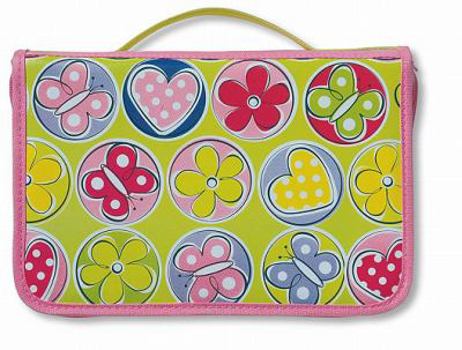 Misc Butterflies and Blossoms Bible Cover for Girls, Zippered, with Handle, Multi Color, Medium Book