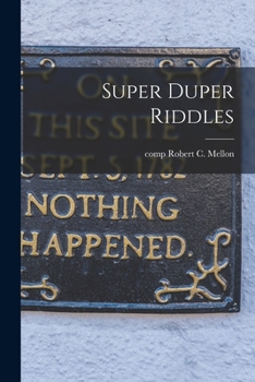 Paperback Super Duper Riddles Book