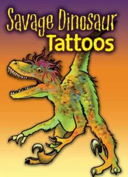 Paperback Savage Dinosaur Tattoos Book